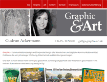 Tablet Screenshot of ga-graphic-art.de